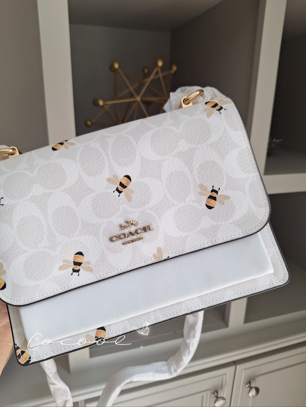 Coach Klare Crossbody Bag In Signature Canvas With Bee Print NWT! - Picture 2 of 15